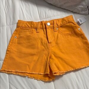 Old Navy Bright Orange Jean Shorts